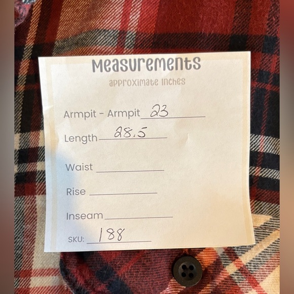 Burton Men's M Flannel Button Down Red White Black Plaid Layering Piece Gorpcore - Picture 10 of 10